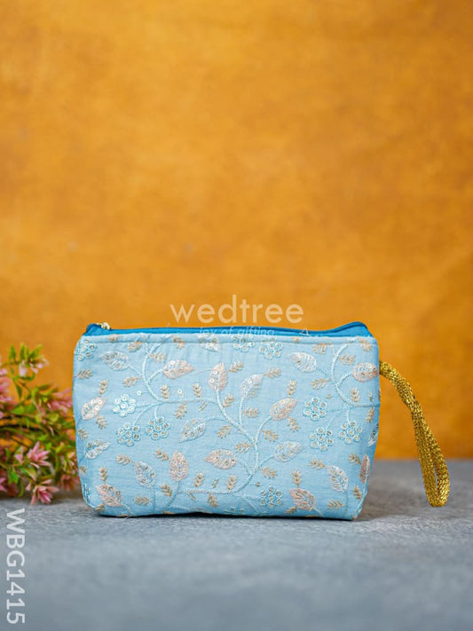 Floral Embroidered Pouch - WBG1415