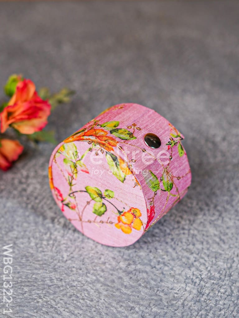 Floral Embroidery Bangle Box - WBG1322