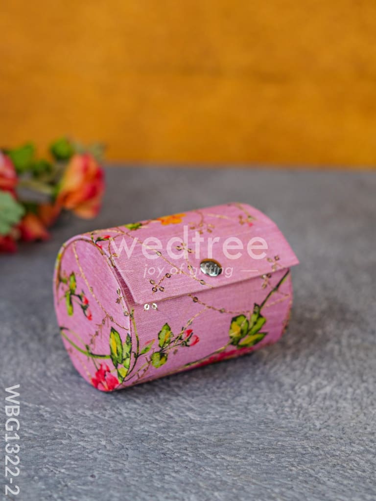 Floral Embroidery Bangle Box - WBG1322