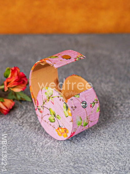 Floral Embroidery Bangle Box - WBG1322