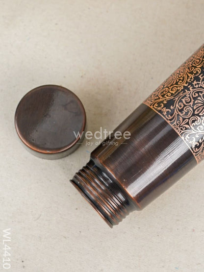 Floral Print Copper Bottle - 1 ltr - WL4410