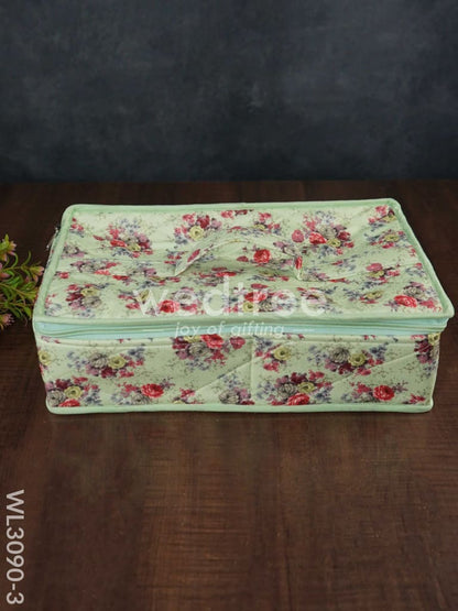 Floral Printed Jewel Organizer (14x8) - WL3090