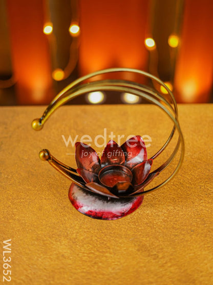 Flower Ring Candle Holder - WL3652
