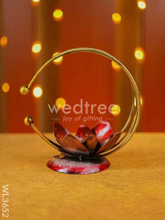Flower Ring Candle Holder - WL3652