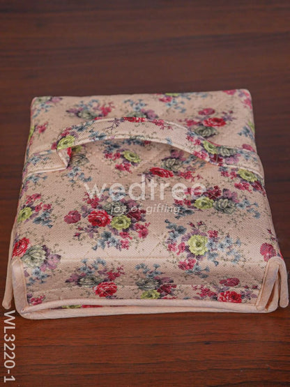 Foldable Jewel Pouch with Handle (8.5x8) - WL3220