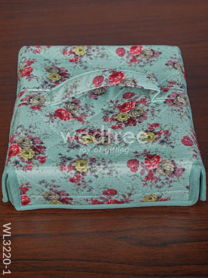 Foldable Jewel Pouch with Handle (8.5x8) - WL3220