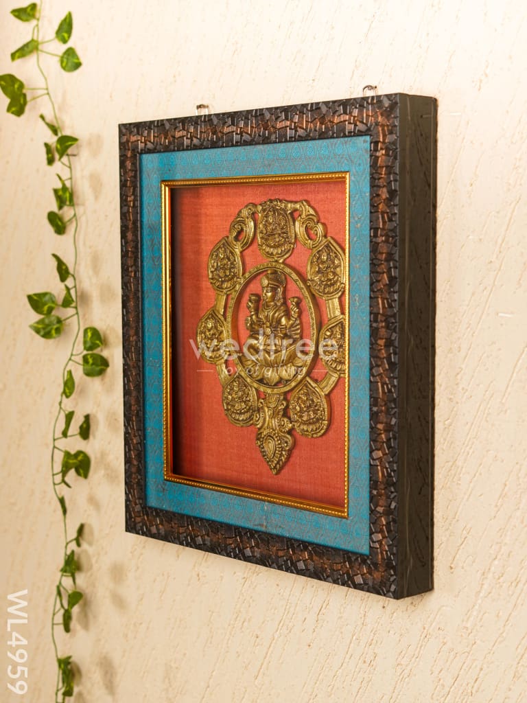 Frame: Brass Ashtalakshmi - 13*11 inch - WL4959