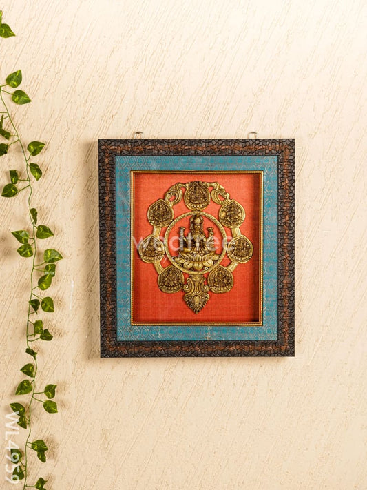 Frame: Brass Ashtalakshmi - 13*11 inch - WL4959