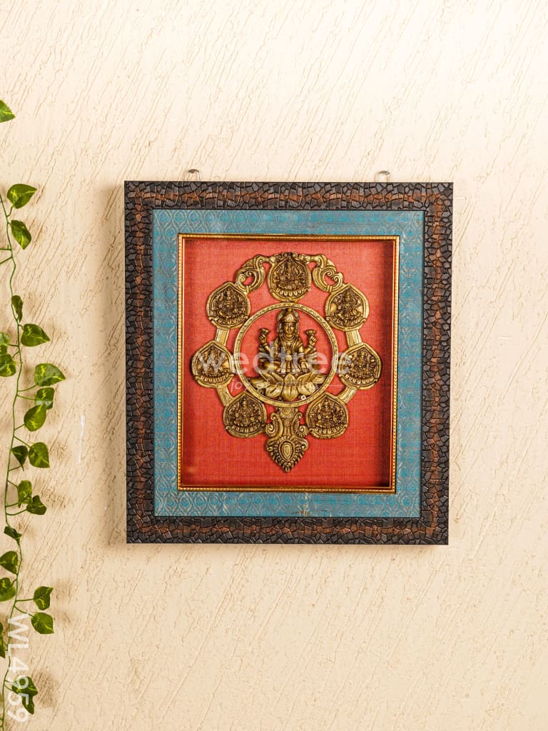 Frame: Brass Ashtalakshmi - 13*11 inch - WL4959
