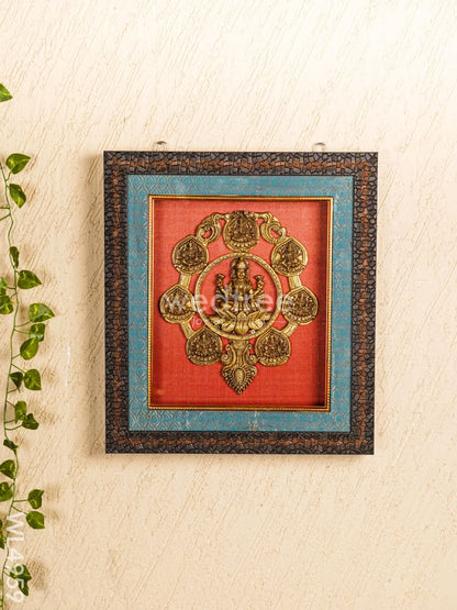 Frame: Brass Ashtalakshmi - 13*11 inch - WL4959