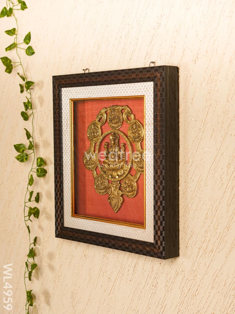 Frame: Brass Ashtalakshmi - 13*11 inch - WL4959
