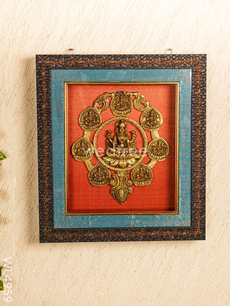 Frame: Brass Ashtalakshmi - 13*11 inch - WL4959