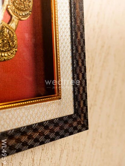 Frame: Brass Ashtalakshmi - 13*11 inch - WL4959