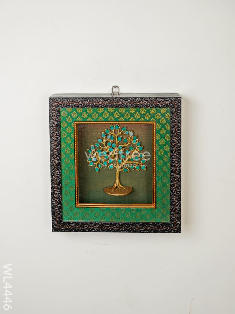 Frame : Brass Kalpavriksha Tree - 11 X 10.5 inch - WL4446