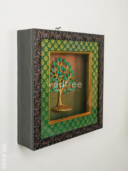 Frame : Brass Kalpavriksha Tree - 11 X 10.5 inch - WL4446