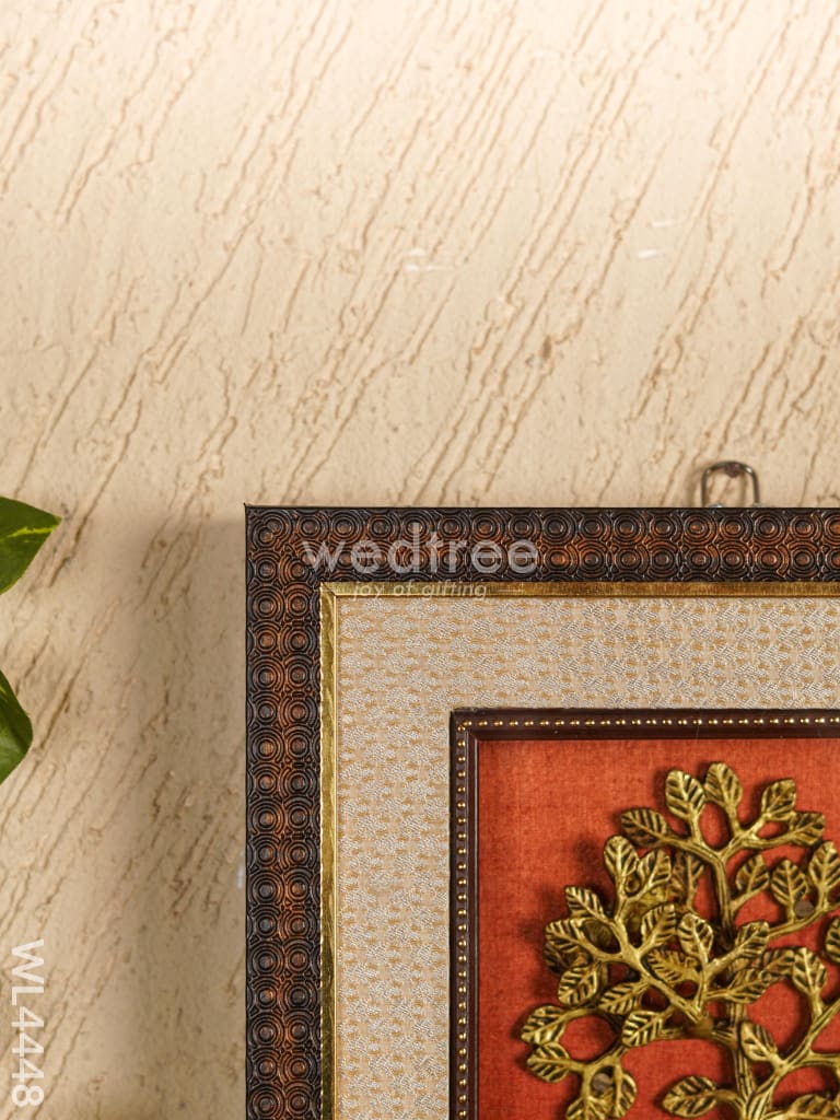 Frame: Brass Kalpavriksha Tree - 7*7 inch - WL4448