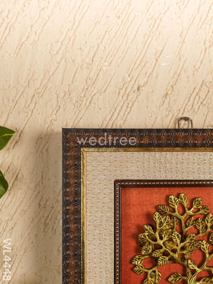 Frame: Brass Kalpavriksha Tree - 7*7 inch - WL4448