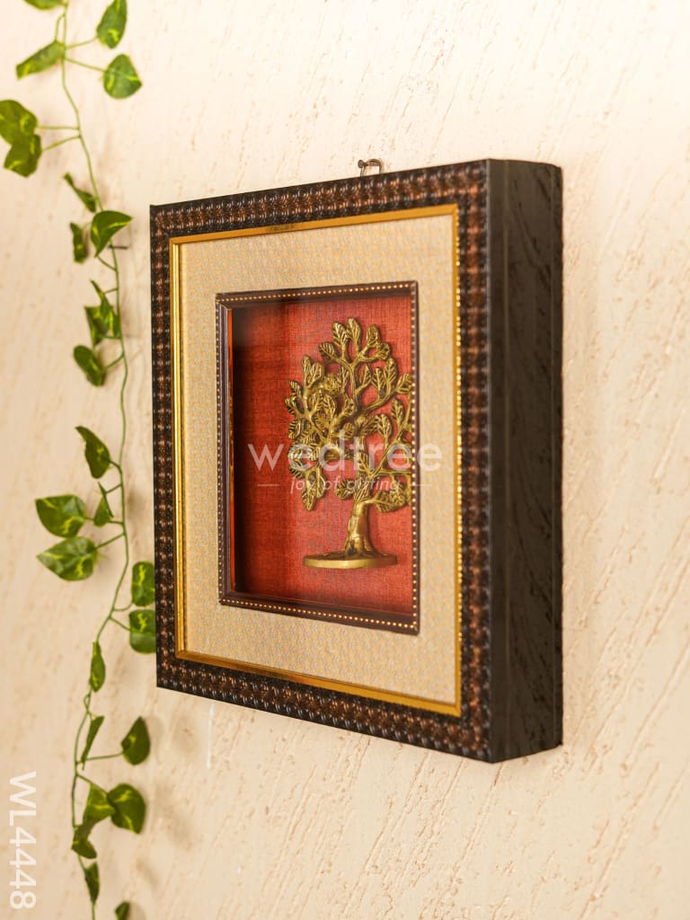 Frame: Brass Kalpavriksha Tree - 7*7 inch - WL4448