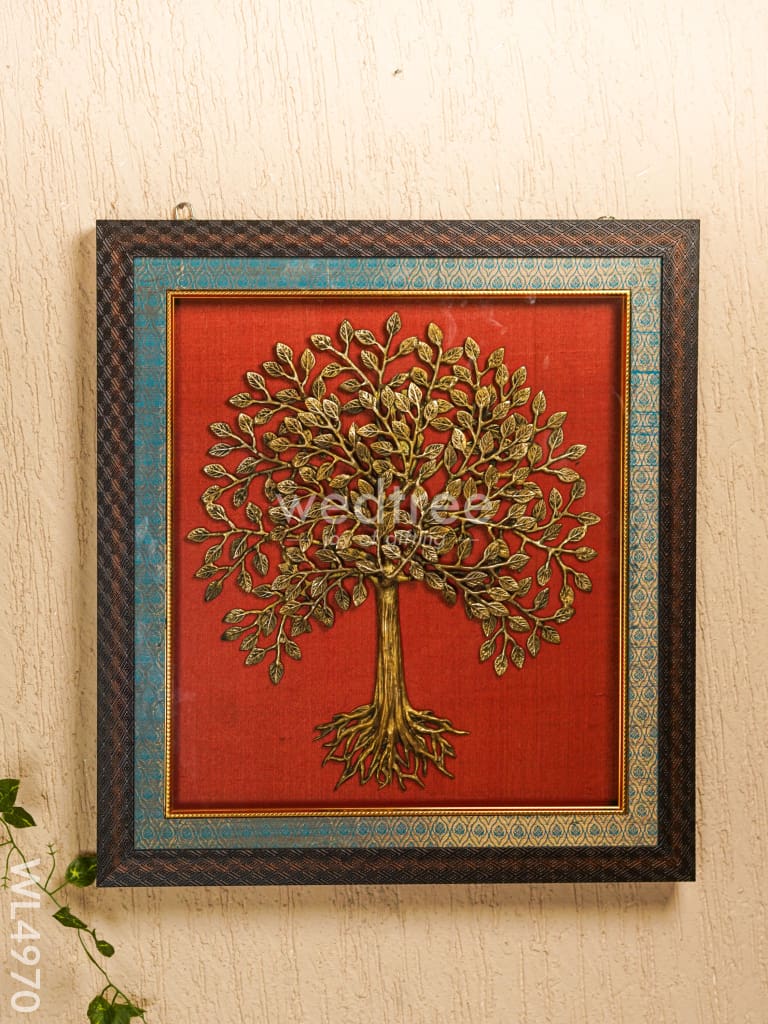 Frame: Brass Kalpavriksha Tree with Root - 21*18 inch - WL4970