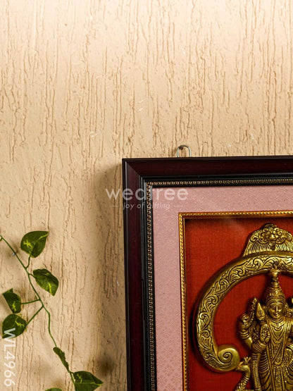 Frame: Brass Om Murugan - 15*10 inch - WL4966