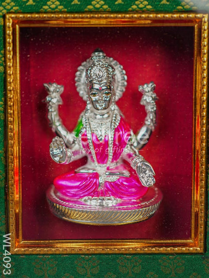 Frame: German Silver Lakshmi - Silver Plated - WL4093