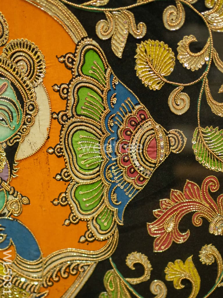 Frame: Krishna Semi Silk Artwork - WL5031