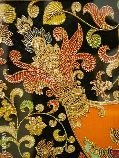 Frame: Krishna Semi Silk Artwork - WL5031