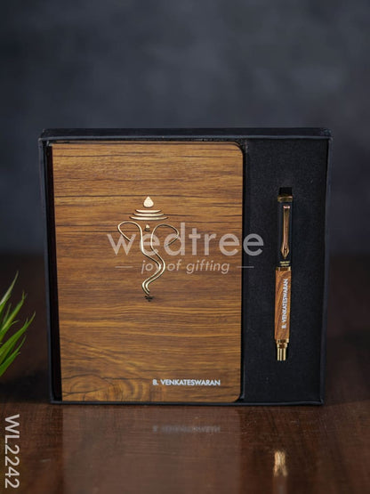Ganesha Diary & Pen Gift set - WL2242