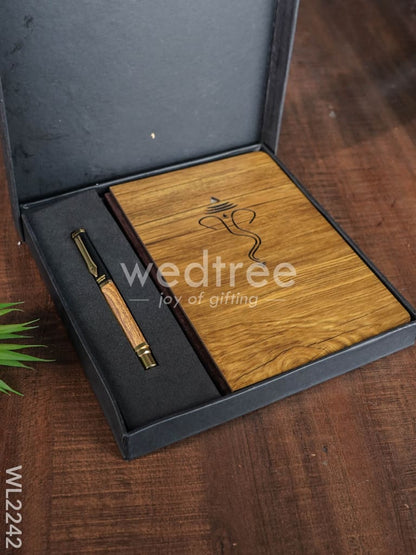 Ganesha Diary & Pen Gift set - WL2242
