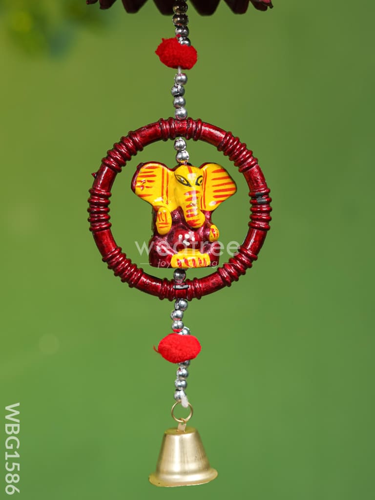 Ganesha Thoran with Bells - Set of 2 - WBG1586