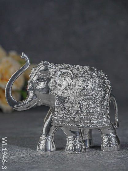 German Silver 4.5" Elephant - WL1946