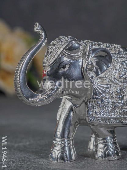 German Silver 4.5" Elephant - WL1946