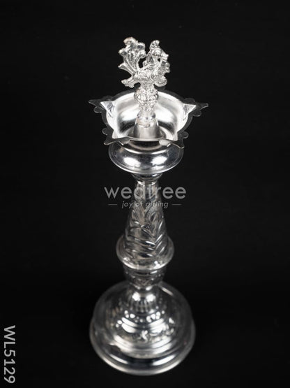 German Silver Annapakshi Kuthu Vilaku - 14 inch - WL5129