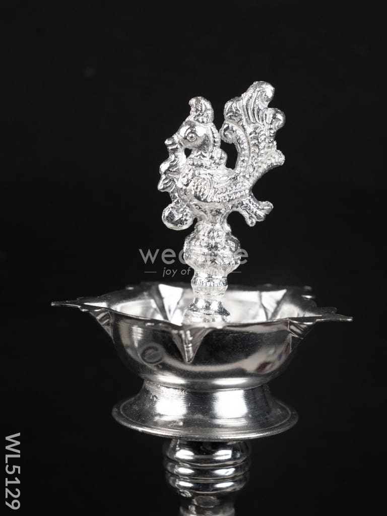 German Silver Annapakshi Kuthu Vilaku - 14 inch - WL5129
