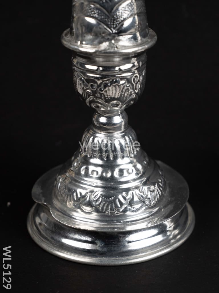 German Silver Annapakshi Kuthu Vilaku - 14 inch - WL5129