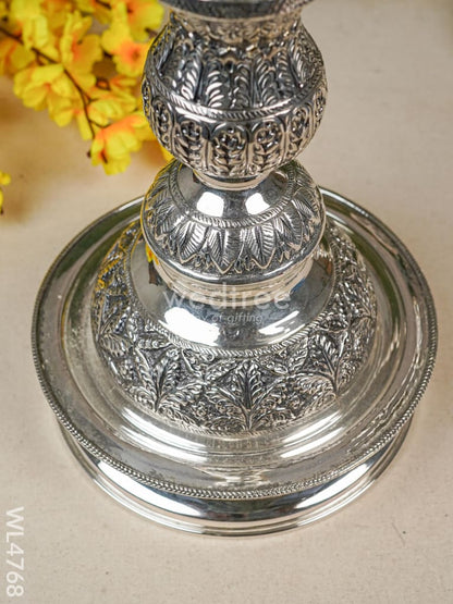 German Silver Annapakshi Kuthu Vilaku - 39 inch- Set of 2 - WL4768
