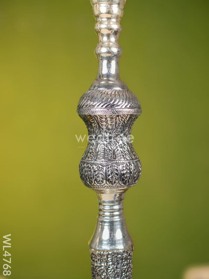German Silver Annapakshi Kuthu Vilaku - 39 inch- Set of 2 - WL4768