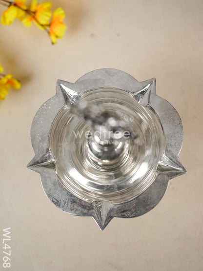 German Silver Annapakshi Kuthu Vilaku - 39 inch- Set of 2 - WL4768