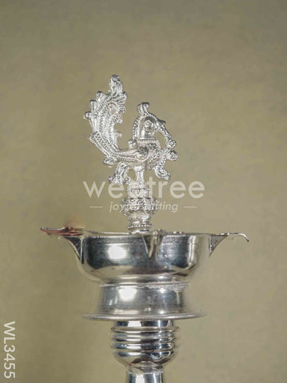 German Silver Annapakshi Kuthu Vilaku - Set of - 21 inches - WL3455