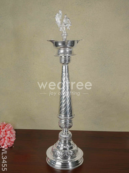 German Silver Annapakshi Kuthu Vilaku - Set of - 21 inches - WL3455