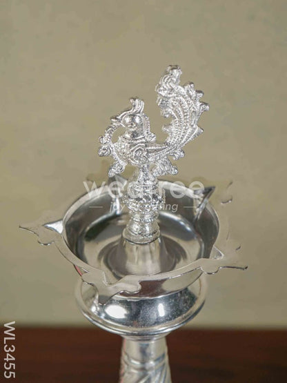 German Silver Annapakshi Kuthu Vilaku - Set of - 21 inches - WL3455