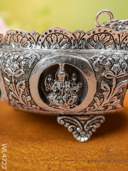 German Silver Antique Ashtalakshmi Basket - WL4722