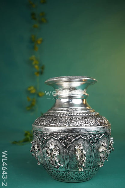 German Silver Antique Dasavatharam Kodam - WL4643-2
