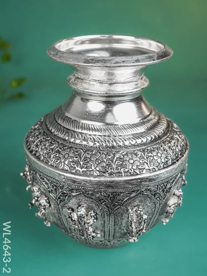 German Silver Antique Dasavatharam Kodam - WL4643-2
