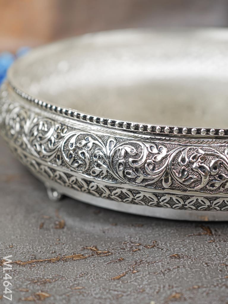 German Silver Antique Floral Urli - WL4647