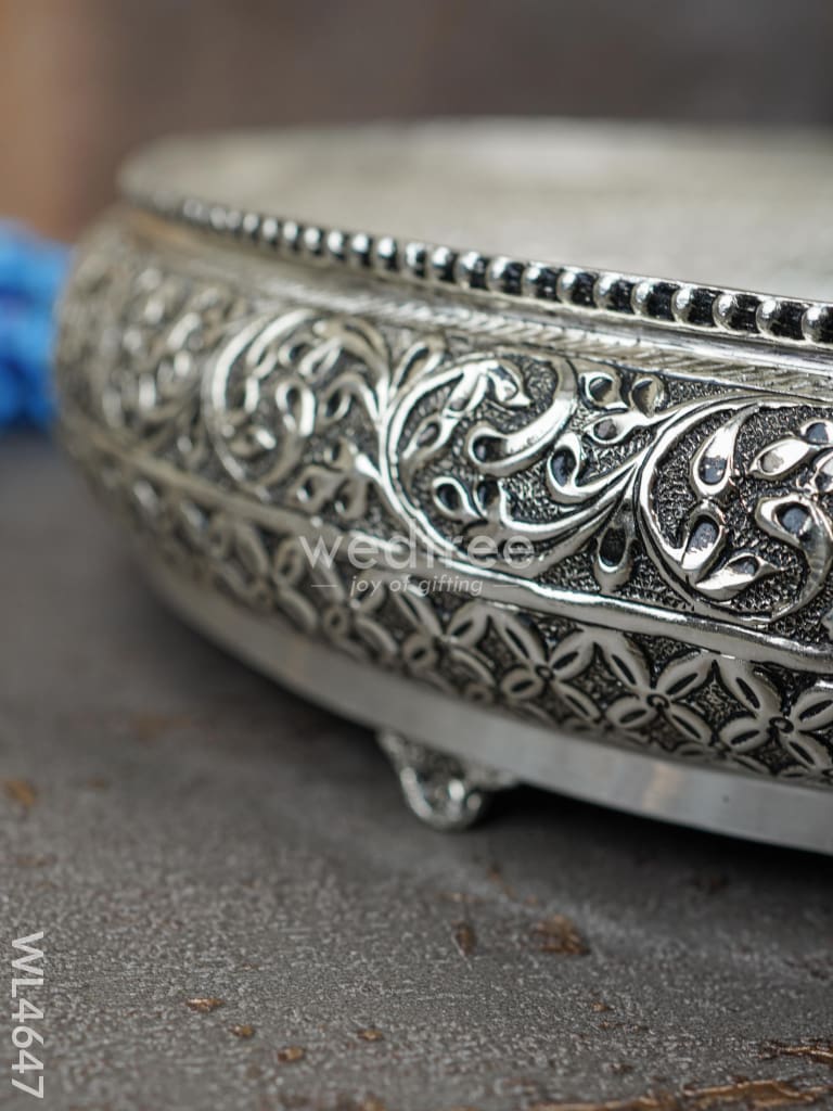 German Silver Antique Floral Urli - WL4647
