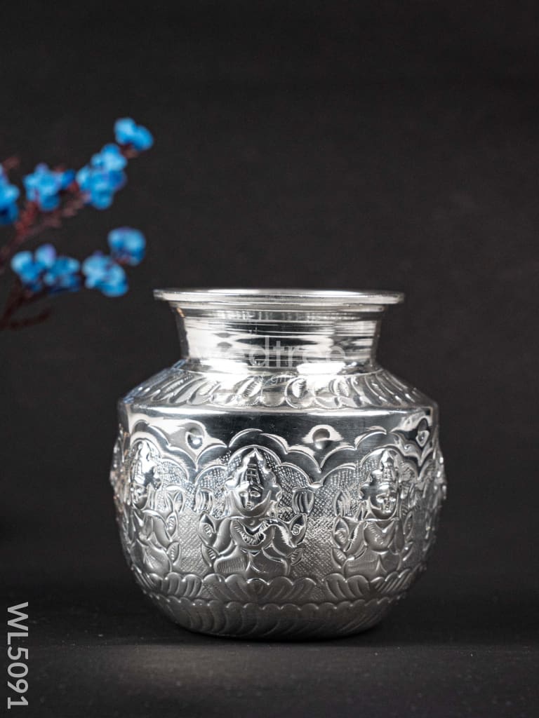 German Silver Ashtalakshmi Kudam - WL5091-1