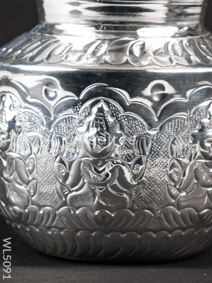 German Silver Ashtalakshmi Kudam - WL5091-1