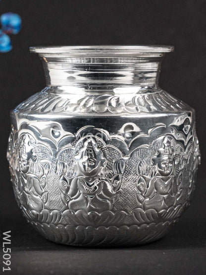 German Silver Ashtalakshmi Kudam - WL5091-1