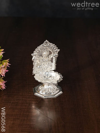 German Silver Diya - Lakshmi - WBG0568